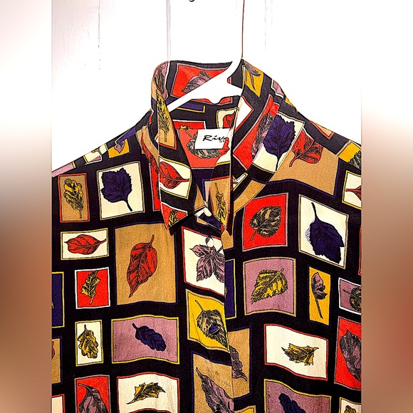 Vintage 90’s Riva Silk 100% Silk As New Large Women's Long-sleeved Top - Picture 5 of 12